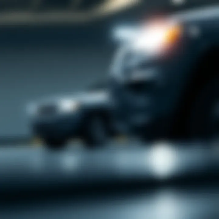 Safety ratings and features of the 2015 Jeep Grand Cherokee in a graphical representation