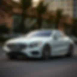 Elegant exterior view of the 2016 S-Class Coupe