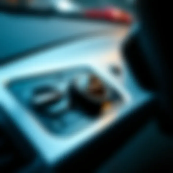Close-up of the hybrid technology components in the Sonata Limited