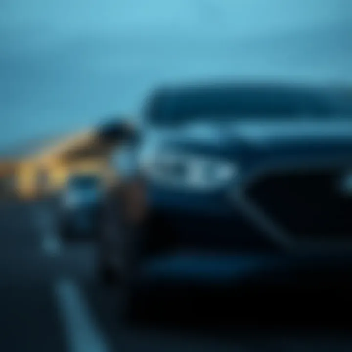 Safety features displayed in the 2017 Hyundai Sonata Hybrid Limited