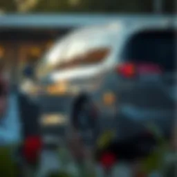 Exterior view of the 2018 Chrysler Pacifica Touring showcasing its elegant design