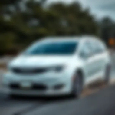 Dynamic Performance of the 2018 Chrysler Pacifica Touring Performance specifications of the 2018 Chrysler Pacifica Touring in action