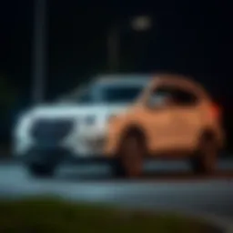 Sleek exterior design of the 2019 Nissan Rogue SL AWD