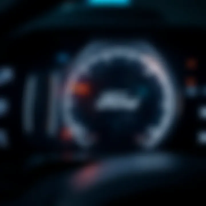 Close-up of the safety features integrated into the 2020 Ford F150 SuperCrew XLT
