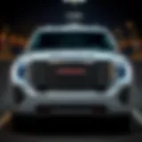 Front view of the 2020 Denali 1500 showcasing its sleek design