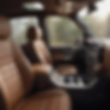 Luxurious Interior of the 2017 Silverado High Country Luxurious interior showcasing high-quality materials