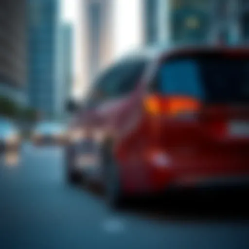 Chrysler Pacifica in urban environment showcasing its design
