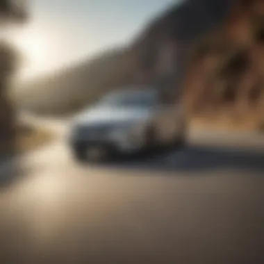 Kia Optima in action on a winding road demonstrating performance