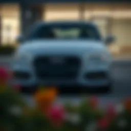 Sleek exterior of the 2016 Audi A3 2.0 T Quattro showcasing its modern design.