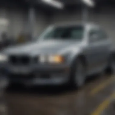 Detailing the condition of a used BMW vehicle