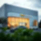Exterior view of Boyd Automotive showcasing its modern design