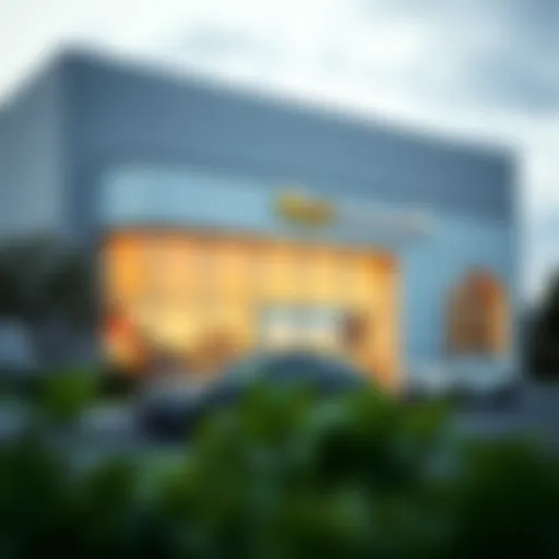 Exterior view of Boyd Automotive showcasing its modern design