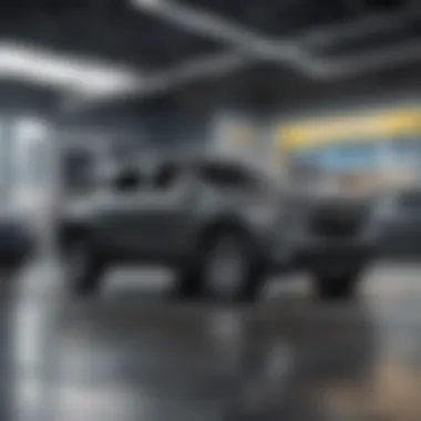 Customer Engagement at Chevrolet Dealership Customer interaction at a Chevrolet dealership