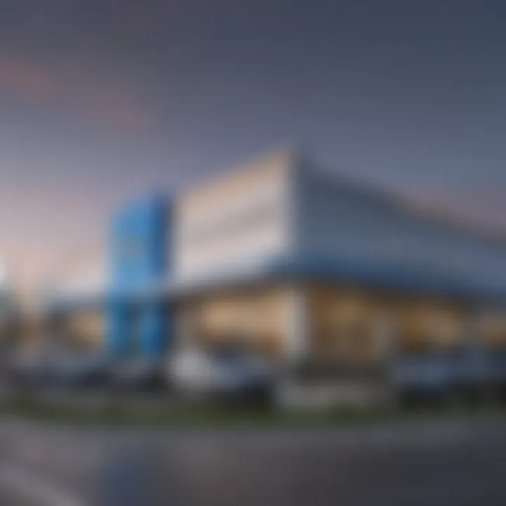 Exterior view of a Chevrolet dealership in Manteca