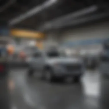 Service Area of Chevrolet Dealership Chevrolet vehicle service area