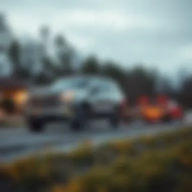 Towing Power of the Chevy Silverado Chevy Silverado towing a heavy trailer