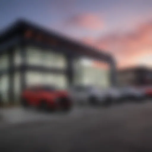 Exterior view of City Mitsubishi showcasing the dealership