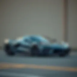 2019 Corvette exterior design showcasing sleek lines