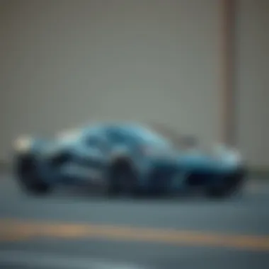 Sleek Design of the 2019 Corvette 2019 Corvette exterior design showcasing sleek lines