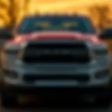 Front view of the 2019 Ram 2500 showcasing its robust design