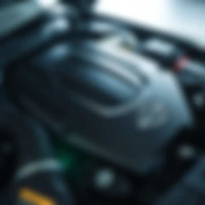 Close-up of the 370Z Sport's high-performance engine