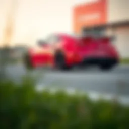 Stylish exterior of the 2020 Nissan 370Z Sport showcasing its dynamic lines