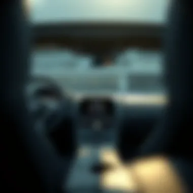 Interior view highlighting the luxurious cockpit and technology features