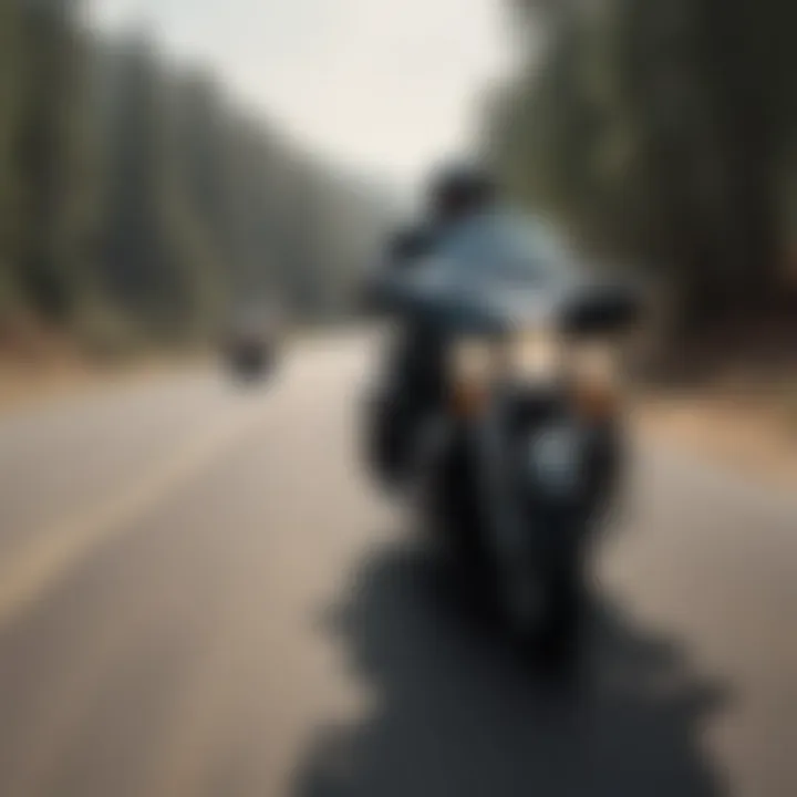 Riders enjoying the Electra Glide on an open road, emphasizing the riding experience