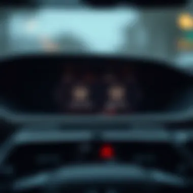 Safety features display in the Honda Pilot dashboard