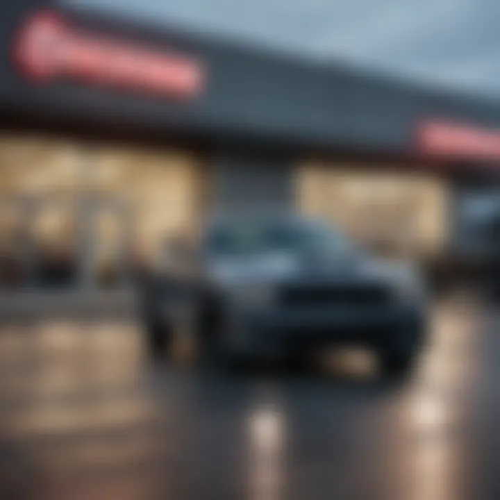 Exterior view of a Dodge dealership in Richland, WA