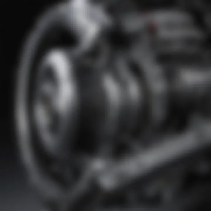 Detailed view of the 2015 Honda Fit CVT transmission components