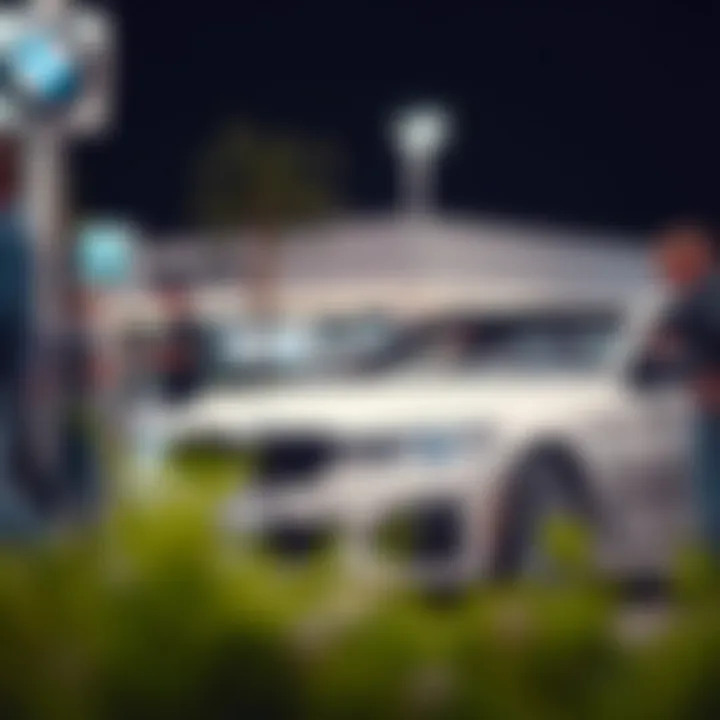 Community event organized by the BMW dealership in Burbank