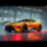 A futuristic edge vehicle showcasing innovative design elements