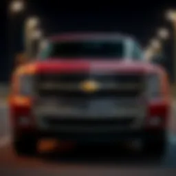 Front view of the 2012 Chevrolet Silverado 1500 Regular Cab showcasing its bold design