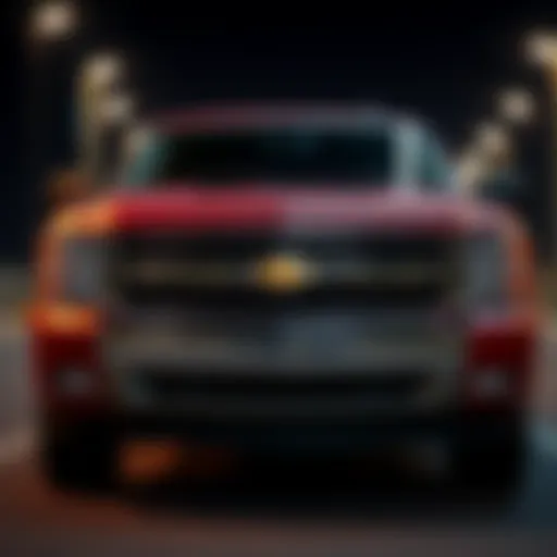 Front view of the 2012 Chevrolet Silverado 1500 Regular Cab showcasing its bold design