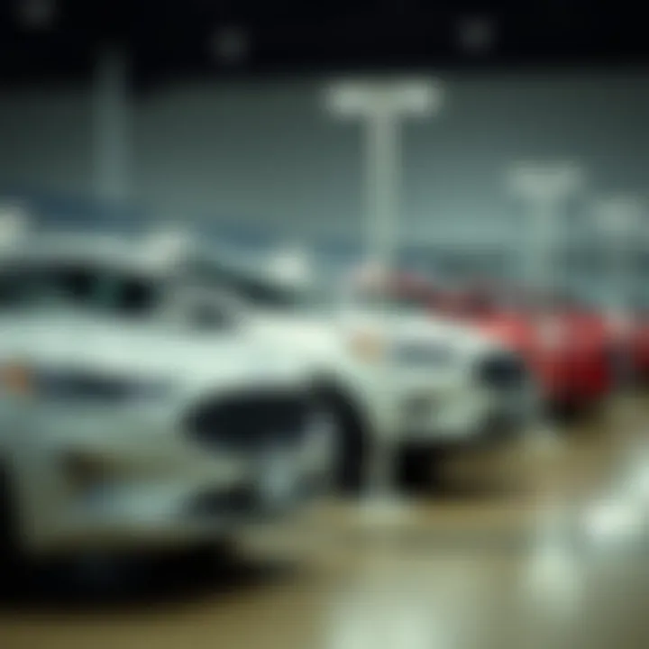 Showcase of Ford Models at the Dealership A showcase of various Ford models available at the dealership
