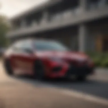 Sleek Exterior of the 2022 Toyota Camry XSE Exterior view showcasing the sleek design of the 2022 Toyota Camry XSE