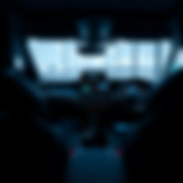 Interior showcasing advanced technology in a crossover SUV