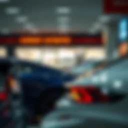 An enticing car dealership showcasing attractive offers