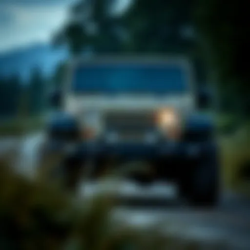 Exterior design of the 2007 Jeep Wrangler showcasing its rugged appeal