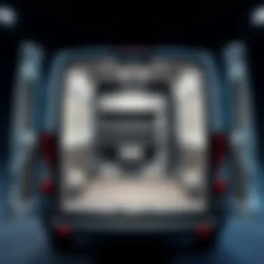 Back view of Ford Transit Cargo Van showing loading accessibility