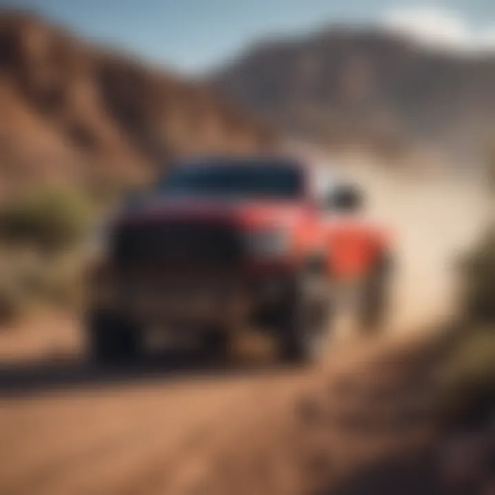 Dodge Truck Laramie in action on rugged terrain