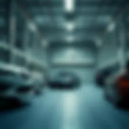 Secure indoor storage solution for non-running vehicles