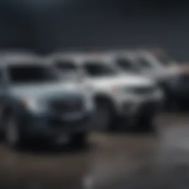 Market Trends in SUV Towing Capacities Graph showing market trends for SUVs with towing capacities