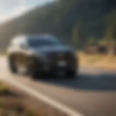 Understanding Towing Capacity Specifications Close-up of SUV towing capacity specifications