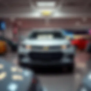 Interior showcasing vehicle inventory at a Catskill Chevrolet dealership