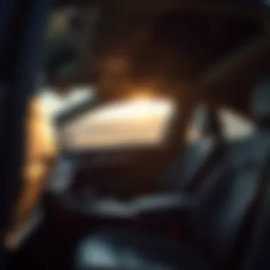 A luxurious Genesis vehicle interior highlighting craftsmanship and comfort