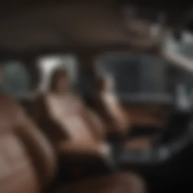 Luxurious Interior of the Hyundai Santa Fe Interior view showcasing the luxurious seating of the Hyundai Santa Fe