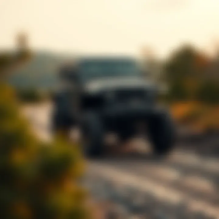 Off-Road Challenges on Jeep Route 46 Challenging off-road conditions on Jeep Route 46 for enthusiasts