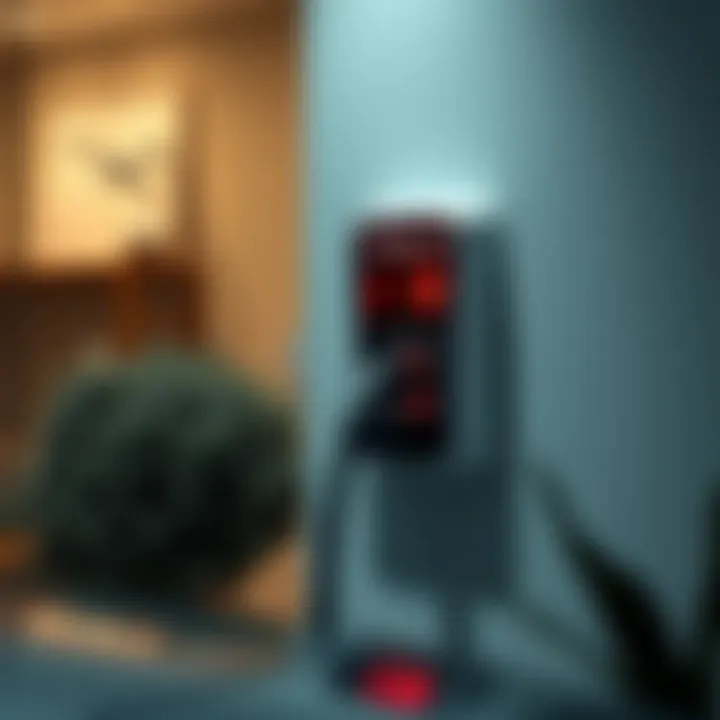Tesla charging wall outlet in a residential setting